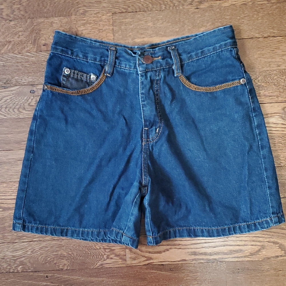 Blue Denim Jean Shorts Size 28